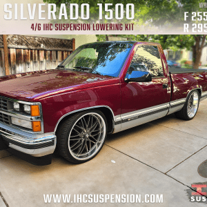 IHC SUSPENSION 1988-1998 Chevy & GMC C1500 2WD Single Cab 4/6" Lowering Kit - IHC-GM8898CK-46