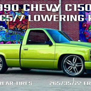 IHC SUSPENSION 1988-1998 C1500 5/7 LOWERING KIT W/ WELD ON C-NOTCH 2WD