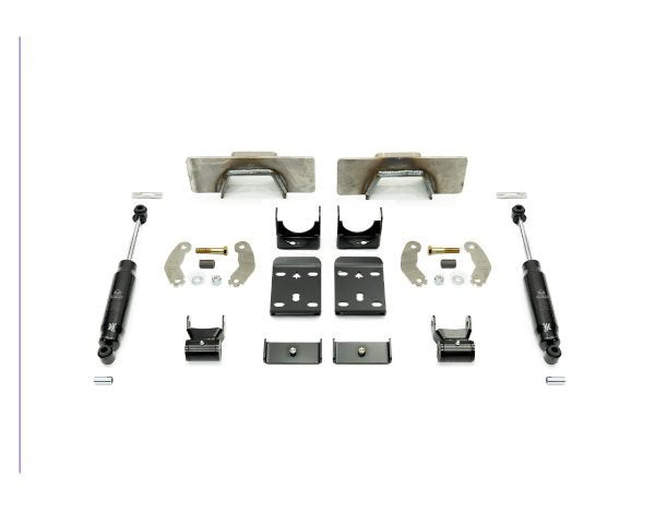 IHC SUSPENSION 1988-1998 C1500 5″ REAR LOWERING KIT W/ WELD ON C-NOTCH