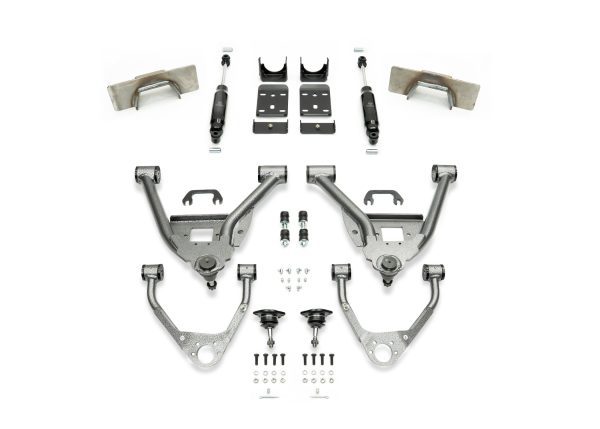 IHC SUSPENSION 2007-2016 GM1500 (CAST) 5/7 LOWERING KIT EXT/CREW CAB W/ WELD ON C-NOTCH 2WD/4WD