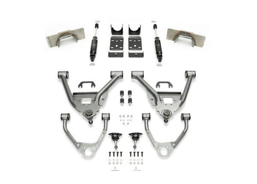 IHC SUSPENSION 2007-2016 GM1500 (CAST) 5/7 LOWERING KIT EXT/CREW CAB W/ WELD ON C-NOTCH 2WD/4WD