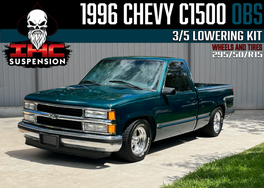 IHC SUSPENSION IHC Suspension 1988-1998 Chevy & GMC C1500 3" Front Drop Control Arms Kit - IHC-GM8898CA-3