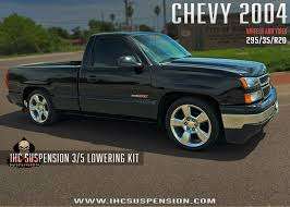 IHC SUSPENSION 1999-2006 (2007 Classic) GM 4WD 3/5 LOWERING KIT W/ WELD ON C-NOTCH